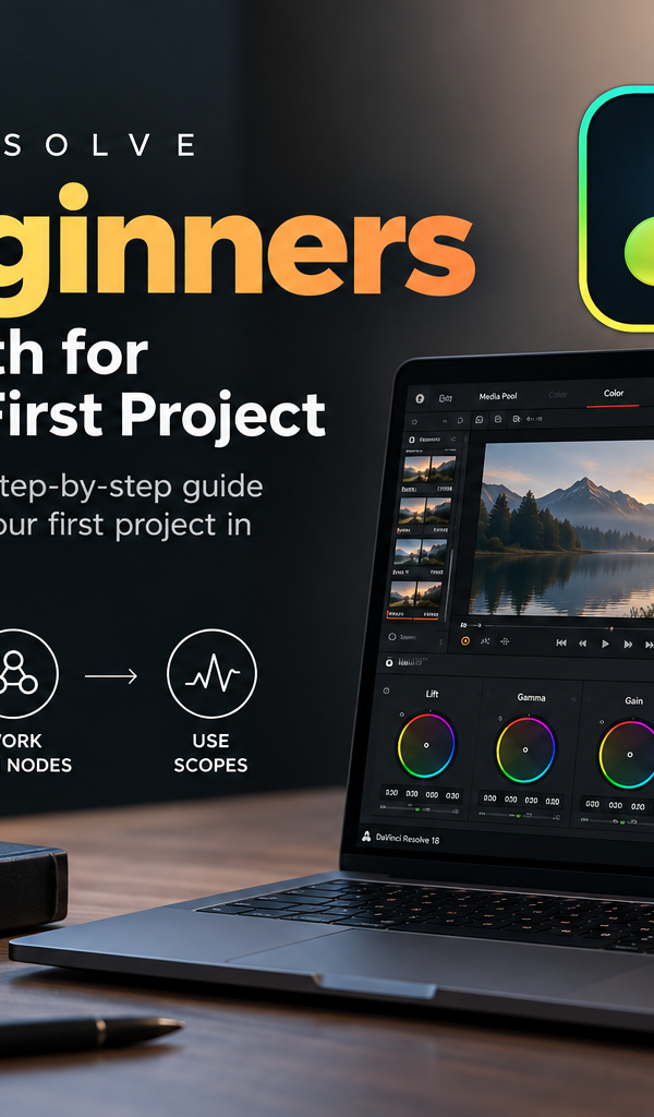 DaVinci Resolve for Beginners: A Practical Path for Grading Your First Project